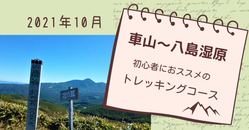 【車山高原トレッキング】体力に自信のない人も楽しめる初心者向けコースを詳しく紹介